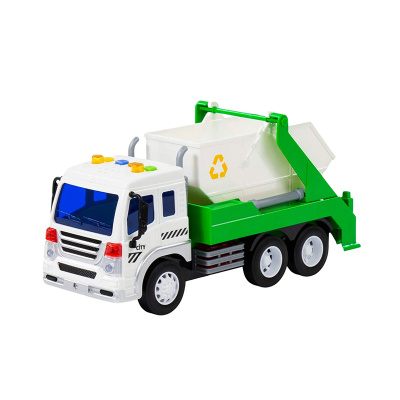 Игрушка автомобиль-контейнеровоз инерционный со светом и звуком Сити Полесье 86198 1